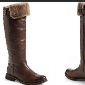 Frye | Mara Button Over-The-Knee Boots like new size 8 brown leather $595